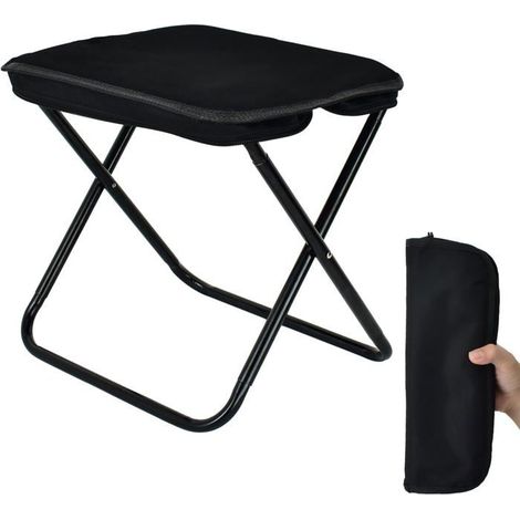 Chaise pliante - Chaise portable - Chaise de camping pliante pour l'extérieur - Chaise pliante portable - Tabouret de camping (1/5)