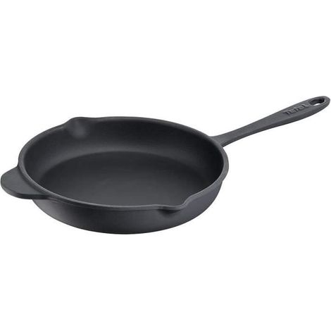 Poêle en fonte émaillée - TEFAL - E2250504 - 26 cm - Tous feux (dont induction) - Revêtement antiadhésif (1/4)