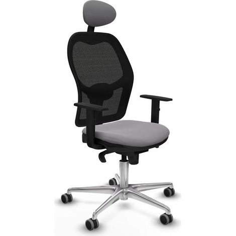 Piqueras y Crespo Silla de Oficina Jorquera Gris Cómoda