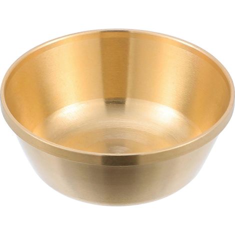 coupe d'eau bénite en cuivre porte-bonheur, décoration de fête créative-6X6X2.5CM (1/3)