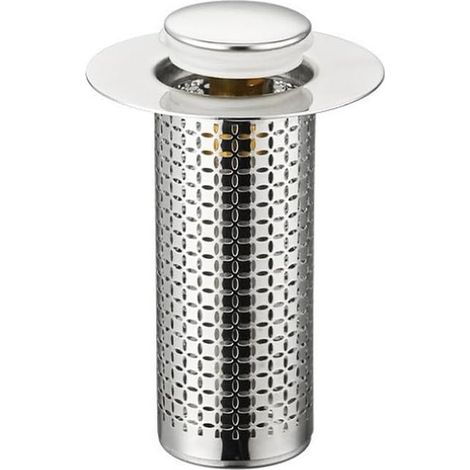 Parts Universeller Pop-Up-Waschtischablauf, 34–40 mm Universal-Pop-Up-Waschbeckenstopfen mit Anti-Verstopfungsfilter, Anti-verstopfter Abflussfilter