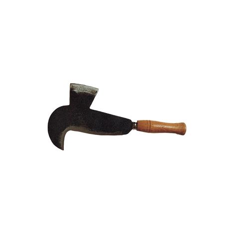 Roncola Con Pennato Acciaio Forgiato  Lunghezza Lama Cm38 Da Giardino