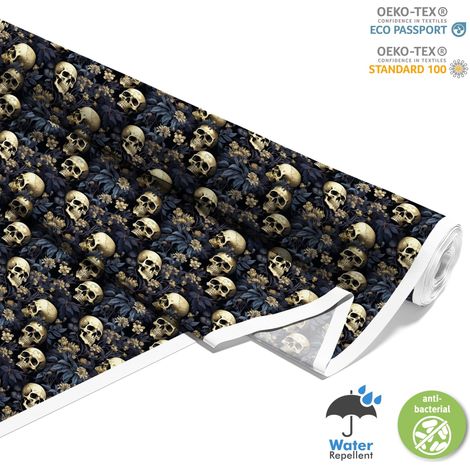 TESSUTI DECORATIVI PER ESTERNI OXFORD - Motivo Teschio I DX4984 (1/5)