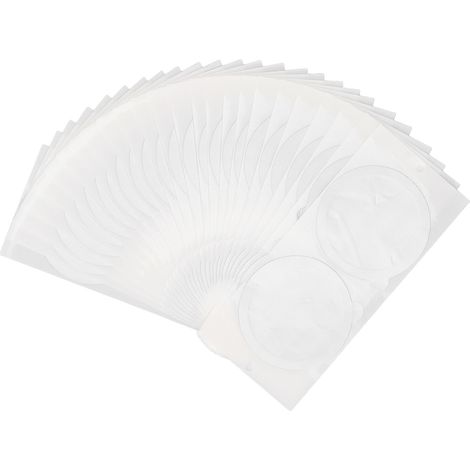 Tappi autoadesivi in alluminio per caffettiere, resistenti alle alte temperature, per capsule monouso, coperchi in alluminio, adesivi per capsule, 62 mm / 2,4 pollici, confezione da 50 (1/5)