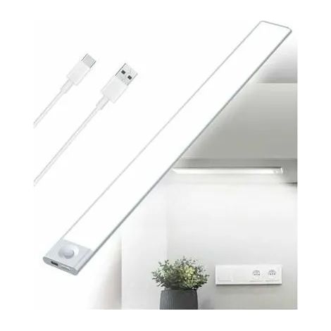 Lampe LED Cuisine Sous Meuble Rechargeable USB 2500mAh 40cm Dimmable avec Dtecteur de Mouvement Sans Fil YYV (1/4)