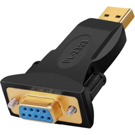 Adaptateur Série Usb Vers Rs232 - Port Com - Convertisseur Rs232 - Adaptateur Pour Pda Modems Scanner Imprimante Label Writer Etc. (1/5)