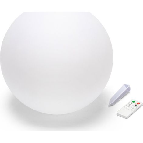 Solarbetriebene rgb-led-lichtkugel velamp solar nova 0.4w 3000k weiß - sl528