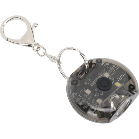 Mini lampe torche à lumière vive pour une utilisation en extérieur, porte-clés rechargeable portable avec base magnétique (1/5)