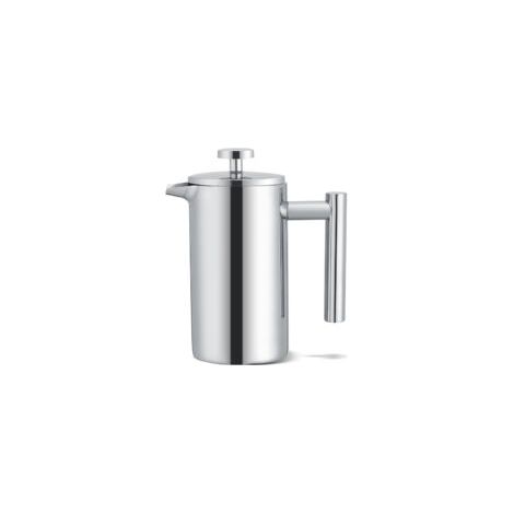 Cafetière à piston 350 ml en acier inoxydable Double paroi isolante Filtre de précision Poignée au toucher froid