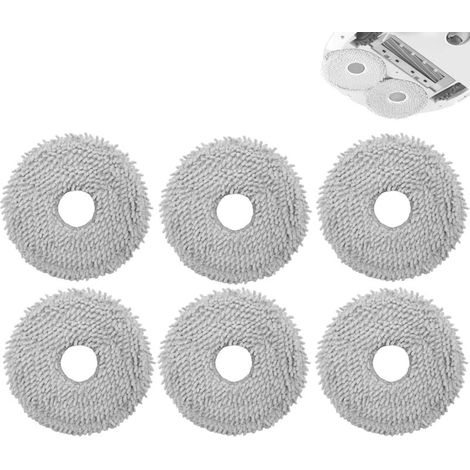 6-teiliges Reinigungstuch für Roborock QV 35A/35S Qrevo Curv S5X, Qrevo Edge S5A, Saros 10R, Qrevo Curv, Qrevo Master, QRevo Slim, QRevo Plus, QRevo, QRevo Maxv, Qrevo S, QRevo Pro Staubsauger (1/4)