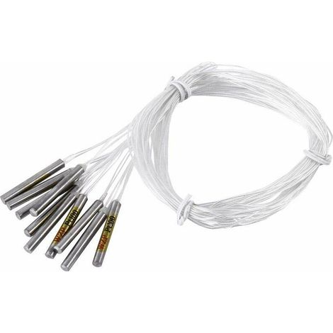 10pcs PT100 Sonde de Capteur Etanche pour Régulateur de Température Capteur de Température Numérique 4 x 30mm x 50cm (1/5)