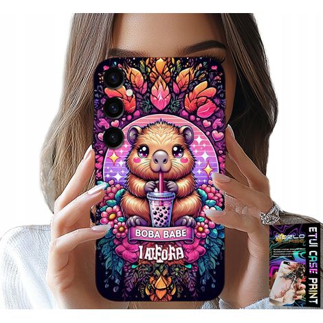Custodia per Samsung Galaxy S24 Plus - Dolce capibara con sceicco, fantastici motivi (1/5)