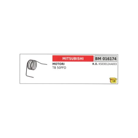 Molla saltarello avviamento MITSUBISHI decespugliatore TB 50PFD KS03012AA003