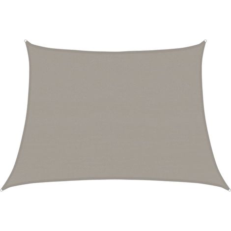 Maison Exclusive - Vela Parasole 160 g/m² Trapezio Grigio Chiaro 4/5x3 m in HDPE