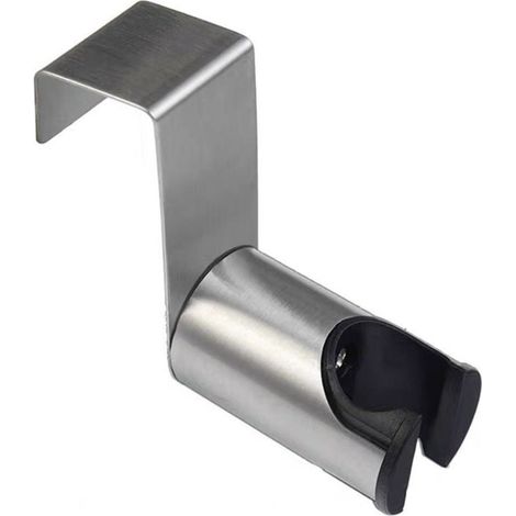 Soporte de pared de acero inoxidable para cabezal de ducha, soporte para cabezal de ducha de bidé e inodoro, compatible con baño, fácil instalación en la pared.