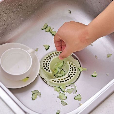 Crépine De Vidange - Filtre Évier Réutilisable - Pour Cuisine Salle De Bain Baignoire Douche Lavabo - 4 Pièces (1/4)