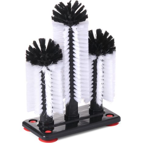 Barbürsten zum Spülen von Gläsern und Kelchen, Höhe 18/25 cm - Hendi 696040