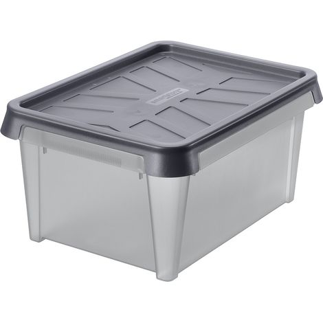 Wasserdichte Box Anthrazit 12l mit Deckel Trocken 15 Ref 3460265 (1/5)