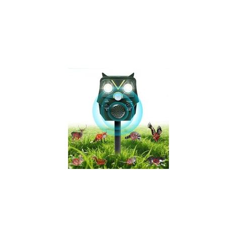 Ultraschall-Katzenabwehrgerät, Haustierabwehrgerät mit 5 Modi, PIR-Sensor, LED, wasserdicht, wirksam gegen Katzen, Hunde, Vögel, Füchse und Mäuse für den Außenbereich (1/5)