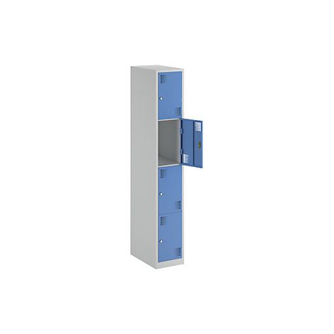 eurokraft basic  Armadietto a 4 scomparti Alvina  1 colonna  (1/4)