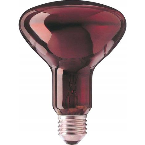 Lampadina R95 E27 230V 100W radiatore rosso (1/3)