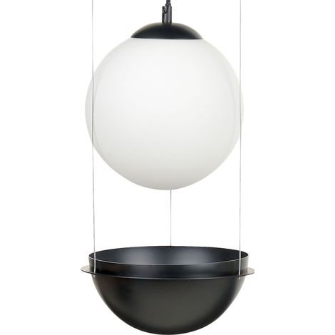 Pendant Lamp TOBINS Glass Black (1/5)