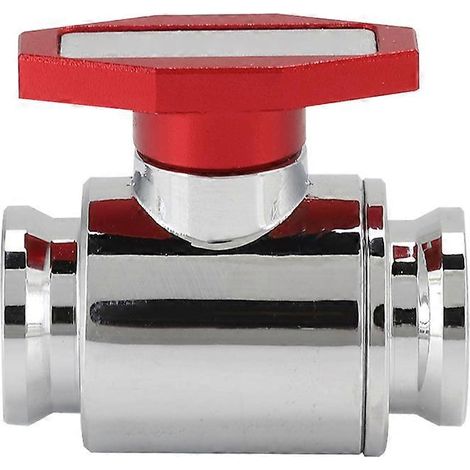Ablassventil Hochwertiges Messing Computer-Wasserkühlerzubehör G1/4 Innengewinde FM YGNSS (Rot) (1/5)