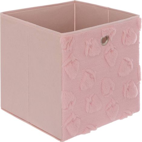 Cestino fraci 30x30cm pink strawberry design - Atmosphera créateur d'intérieur (1/5)