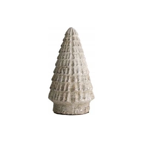 WESTWING Decorazione Albero di Natale in cemento O 12, altezza 21 cm