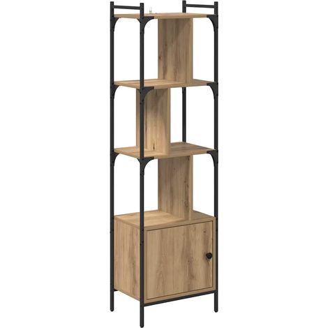 Bibliothèque Chêne artisanal 44,5 x 30 x 154,5 cm CFW941307 (1/5)