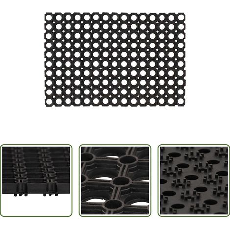 Tapis extérieur - Tapis 5 pcs caoutchouc 22 mm 40 x 60 cm (1/5)