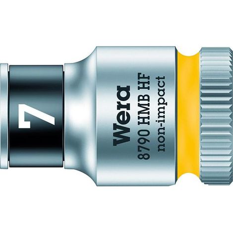 Douille hexagonal 3/8 7mm avec fonction de maintien Wera (1/5)