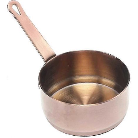 Edelstahl-Kochtopf, antihaftbeschichtet, Milchtopf, Mini-Kochtopf, induktionsgeeignet (1/5)