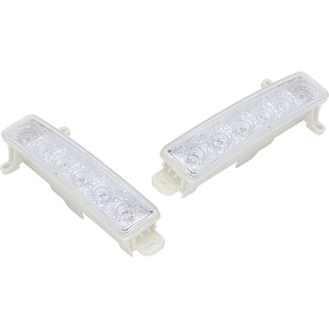 Lot de 2 feux de jour pour voiture 5520280, 6 LED, éclairage puissant, résistants à la chaleur, compatibles avec Peugeot 301, 308S et 408. (1/5)