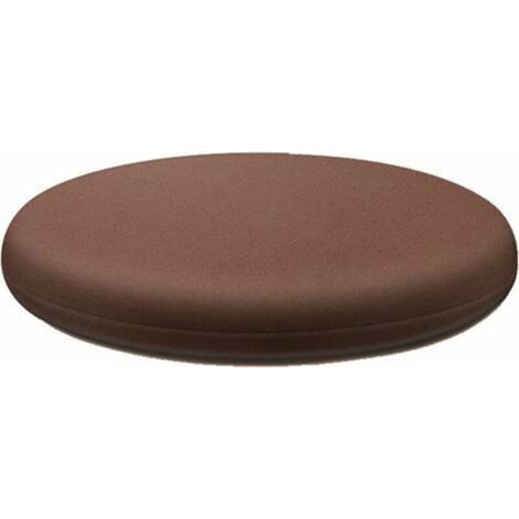 Assise ronde de 40 cm avec housse amovible en coton tricoté, mousse à mémoire de forme de 4 cm d’épaisseur – Confort optimal pour chaise de salle à manger (1/4)