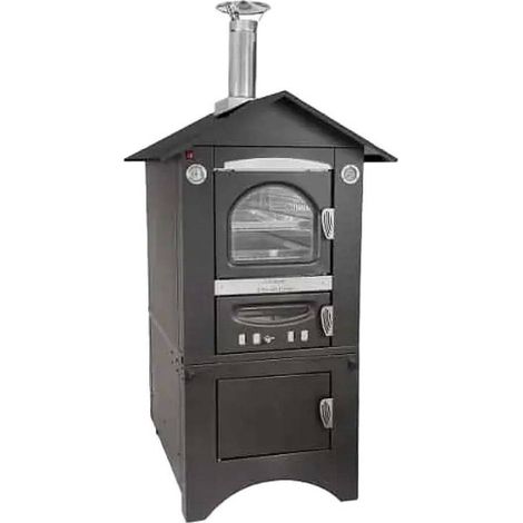 FORNO PORTATILE A LEGNA 'SMART' camera cottura cm. 45 x 80