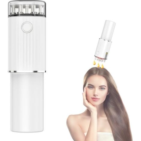 JSSEVN Kopfhautmassagebürste, Haarölapplikator und 2-in-1 Kopfmassagegerät mit 3 Vibrationsmodi (1/5)