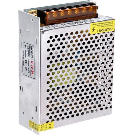 pair Transformateur pour Bande LED 24V 3A 72W Alimentation pour transformateur de 72 W Alimentation Alimentation pour Bande LED et Autres appareils avec DC 3V