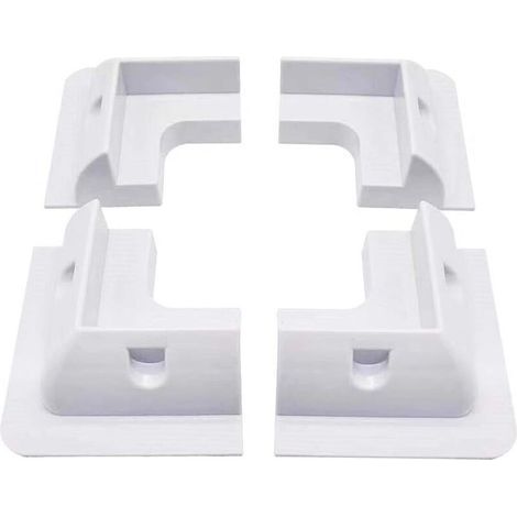 Set of 4 solar panel mounting brackets - No drilling required - UV resistant - Widely used on the roofs of motorhomes, boats, caravans, and camper vans (1/5)