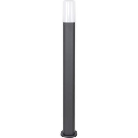 Lampada stradale coura ip44 1xe27 l.7xw.7xh.7xh.80cm alluminio + policarbonato (pc) antracite