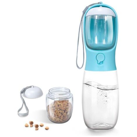 Bouteille d'eau Portable pour chien, 550ml/100g, fontaine d'eau pour animaux de compagnie, adaptée aux chats, aux chiens et à la boisson en plein air (1/5)