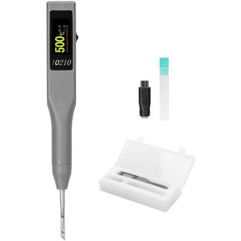 Fer à souder portable PD210 70 W, stylo à souder avec contrôle de température PID, compatible PD3.0 et pointes de soudage JBC210. Outils électriques pour le bricolage.-Chrom (1/5)