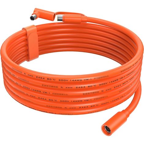 Rallonge 8 mm 6 m pour station d’alimentation, câble DC7909 avec DC8020 pour générateurs et panneaux solaires, 14AWG (1/5)
