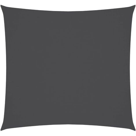 Parasol en tissu oxford carré 4,5x4,5 m anthracite