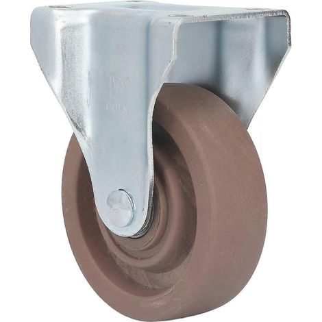Nylon-Lenkrolle, 4 Zoll, feste Platte, hitzebeständig, für Maschinenwagen