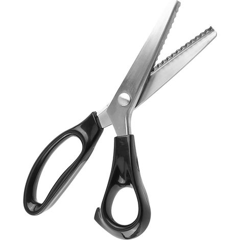 Ciseaux cranteurs triangulaires décoratifs pour tissu, 3, 5 et 7 mm
