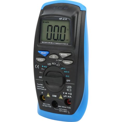 HP-41A True-RMS AC/DC Amperemeter Voltmeter Digital-Multifunktionstester 2000 Counts (1/5)