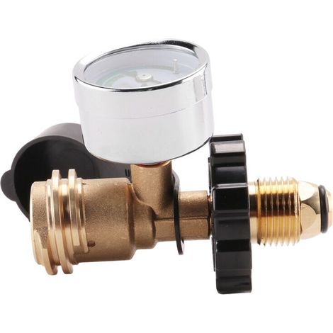 Jauge de réservoir propane avec raccord POL pour bonbonne 5-100Lb (1/5)