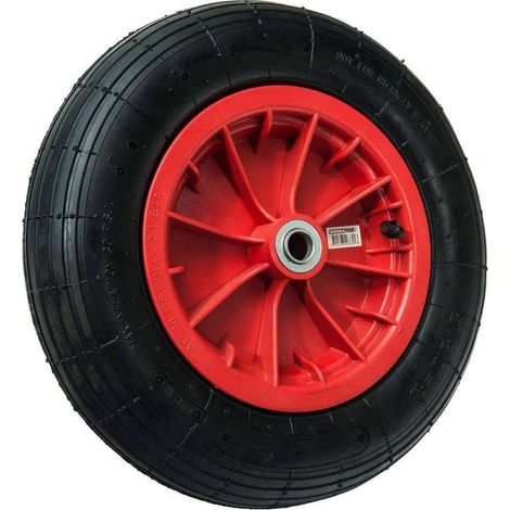 Roue Gonflable 360 mm - Al. 20 mm - Pneumatique - Résistante et Durable - Fiable - D-Work
