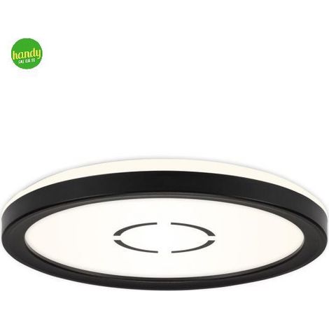 Plafoniera LED Free Briloner 19 cm 12W 4000K Nero